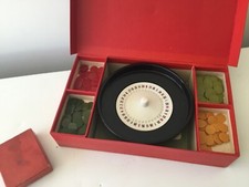 Vintage K&C London Bakelite Roulette set plus box of spare counters