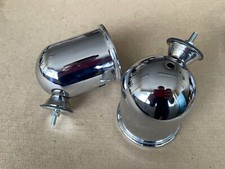 1x Chrome 80mm Rev Counter Tacho Housing Pod Mini Cooper Smiths Imperfect