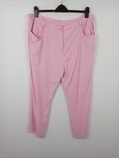 Women's Ann Harvey Light Pink Tencel Lightweight Straight Leg BNWT F2