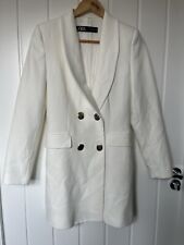 Zara White Blazer Dress Size M