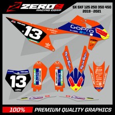 Custom MX Graphics Kit: KTM SX SXF EXC EXCF XC XCW 125-500 - PRO GO ORANGE