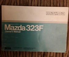 MAZDA 323F Car Owners Manual handbook  