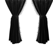 2 pcs Left and Right Black