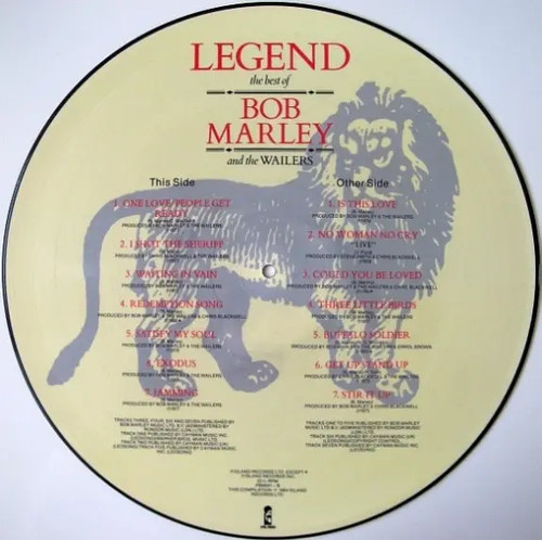 Picture disc bob marley the - marley,