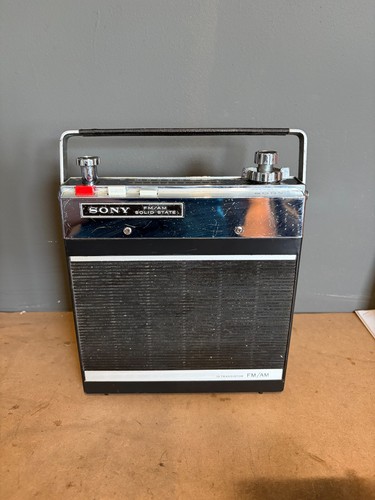 Vintage sony 74w am - sony, fm/am