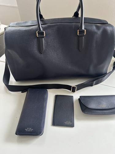 Smythson navy burlington - smythson,