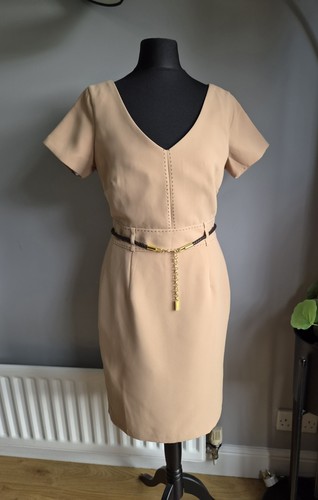 Savoir camel beige belted - beige,