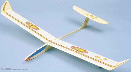 Aeronaut wooden star glider - star, a1