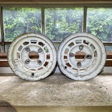 CLASSIC AUSTIN MORRIS MINI COOPER Reliant Robin 5x10 INCH  ALLOY WHEELS x2 