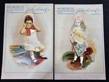 1880s Larkin and Co Soap Company Buffalo, N. Y. ADVERTISING CARDS Col Litho