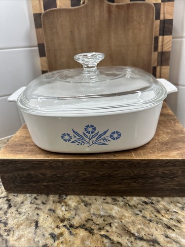 Vintage corning ware blue - corning,