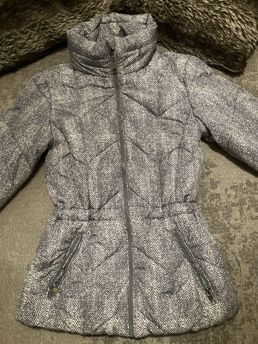 Women grey puffer coat - women's,