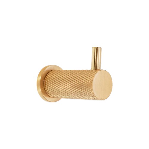 Coat hook knurled - knurled, vintage
