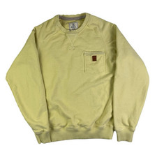 Henri Lloyd Jeans Pocket Sweatshirt Yellow Fits Large