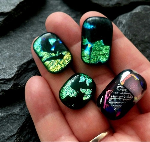 Dichroic fused glass - dichroic,