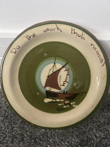 Vintage motto ware pin - pin, dish