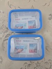 2x Tefal K3021112 MasterSeal Fresh Box, Plastic Food Storage Container, Keeps Fo