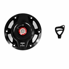 Black Aluminum Tank Cap Rizoma