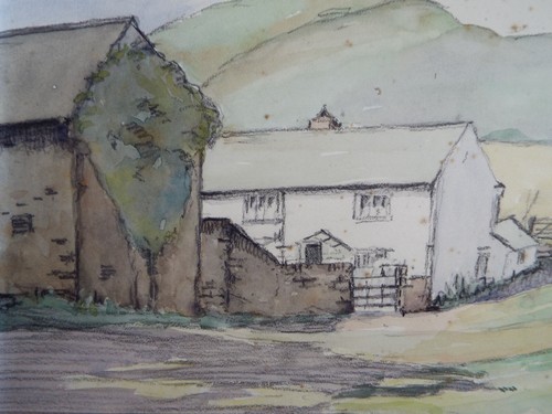 Original pen watercolour - pen,