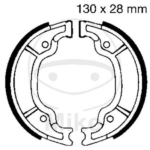 Pair brake jaws - brake, y527