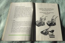 Vintage lawn mower, Atco 20 HD, 24 inch 4 stroke motor Mowers manual dated 1964
