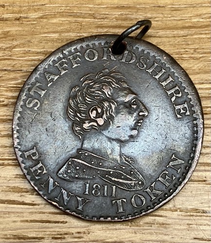 Staffordshire penny token 1811 - penny,