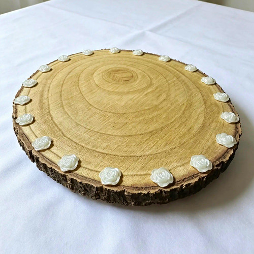 Wedding rustic round wood - round,