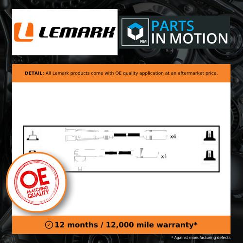 Leads ignition cables set - leads,