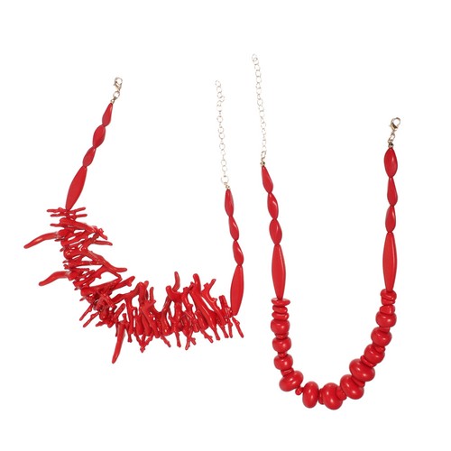 Vintage bohemian red - red, chunky