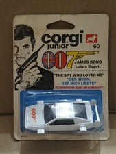 vintage - Corgi Juniors -  #60 James Bond -  Lotus Esprit - Sealed Blister Pack