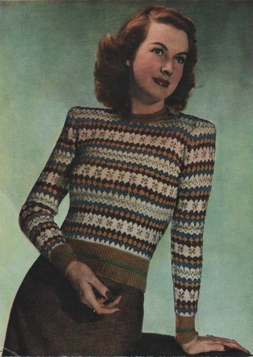 Vintage knitting pattern - vintage,