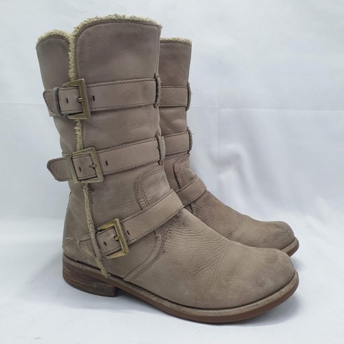 Clarks boots brown suede - brown,