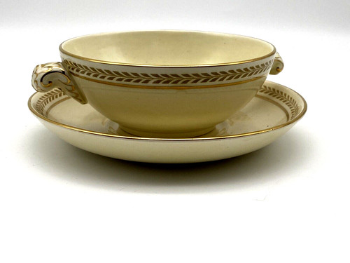 Vintage soup bowl and - bowl, saucer
