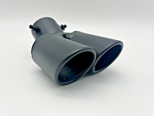 Matt black twin - black, stainless