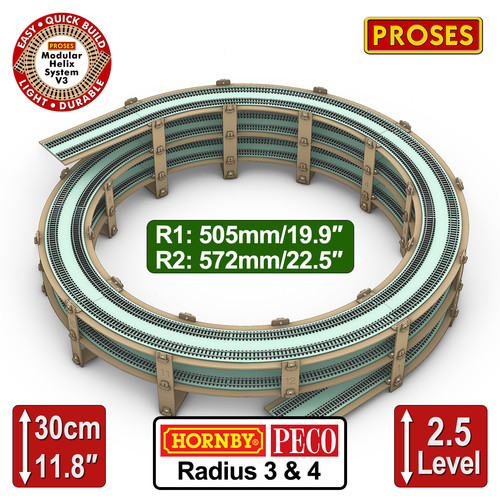 Level 30cm double track - 2.5,