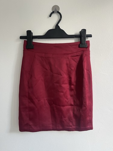 Polly red satin bodycon - oh,