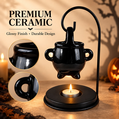 Halloween hanging cauldron - halloween,
