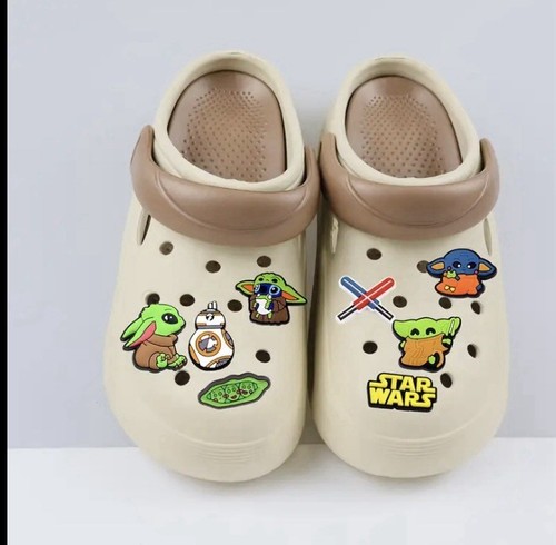 2pc star wars croc charms - star,