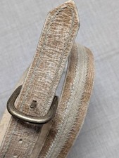 DOSA runway belt DEERSKIN rawhide leather 32-34 native american SOUTHWESTERN