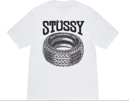 Stussy graphic print white - stussy,