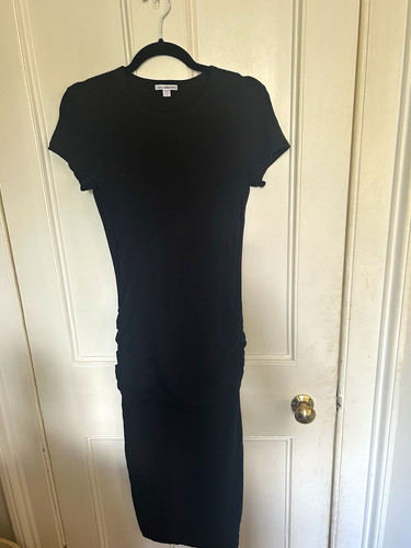 James perse black ruched - james,