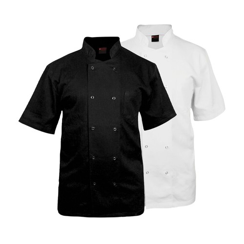 Chef jacket short - short, sleeve