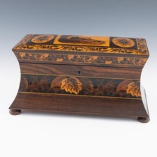Tunbridge Ware Tea Caddy Image