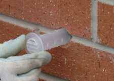 10 x Retro Fit Wall Weep Vents 2.5° Angled Vent Drill 25mm Natural Quick & Easy 