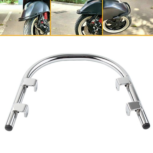 Chrome front fender mudguard - front,