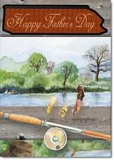 Doodlecards Fathers Day Card Fishing