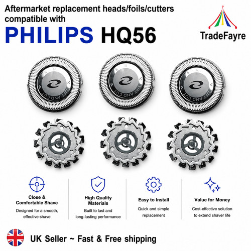 Hq56 aftermarket shaver heads - aftermarket,