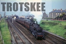 35mm Slide BR British Rail Steam Loco 82003 Class 3MT Towyn 1964 Original