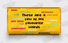 Rude Birthday Funny Chocolate