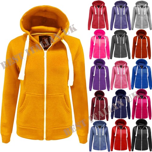 Ladies womens plain zip - plain, up